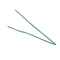Кембрик термоусадочный 100 см, d= 6 зеленый Apro