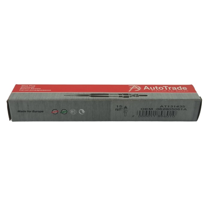 Свічка розжарювання VW LT 2.8TDI 01-06 (116KW) (AUH,BCQ) (12V)