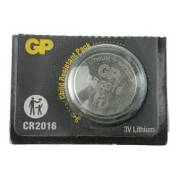 Батарейка таблетка літієва 3.0V CR2016 блістер GP