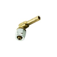 Перехідник трубки пвх d 6/d8мм кут 90 faro