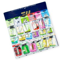 Ароматизатор на зеркало жидкий 4,5мл fresh way so fresh ampule mix (планшет 18шт)