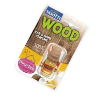 Ароматизатор на зеркало жидкий 7мл tasotti wood бут.+корок "pinacolada"