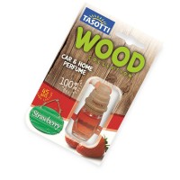 Ароматизатор на зеркало жидкий 7мл tasotti wood бут.+корок "strawberry"