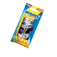 Ароматизатор на зеркало жидкий 8мл areon машинки "vanilla"