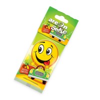 Ароматизатор на зеркало сухой areon smile dry смайлик "tutti frutti"