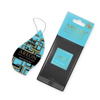 Ароматизатор на зеркало сухой areon лист premium "aquamarine"