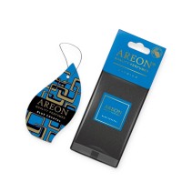 Ароматизатор на зеркало сухой areon лист premium "blue crystal"