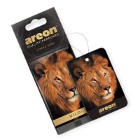 Ароматизатор на зеркало сухой areon лист wild "jungle king"