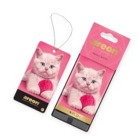 Ароматизатор на дзеркало сухий areon лист wild "sweet kitty"