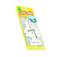 Ароматизатор на зеркало сухой ёлочка little trees "arctic white"