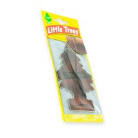 Ароматизатор на зеркало сухой ёлочка little trees "leather"