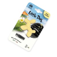 Ароматизатор на дефлектор собачка little dog "pina colada"