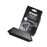 Ароматизатор под сиденье areon aroma box "black crystal"