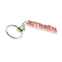 Брелок citroen металлический на цепочке "надпись citroen"