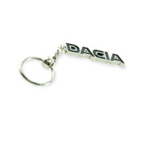 Брелок dacia металлический на цепочке "надпись dacia"