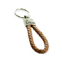 Брелок lada шкіряний плетений