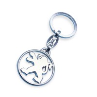 Брелок peugeot металлический