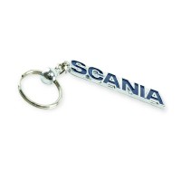 Брелок scania металлический на цепочке "надпись scania"
