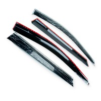 Вітровик hyundai santa fe 2012-2018 (скотч) topvisor з хром. молдингом