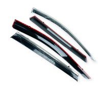 Вітровик nissan x-trail (t32) / rogue 2014-2021 (скотч) topvisor з хром. молдингом