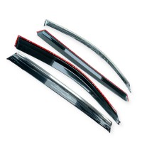 Вітровик skoda kodiaq 2017-> (скотч) topvisor з хром. молдингом