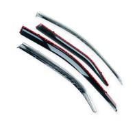 Ветровик toyota camry xv 50 (eur/usa), xv 55 (eur) 2011-2017 (скотч) topvisor c хром молдингом