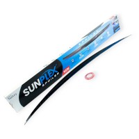 Дефлектор багажника hyundai accent сед 2010-2017 (скотч) sunplex