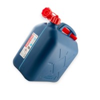 Канистра пластиковая вертикальная с лейкой 10л bi-plast