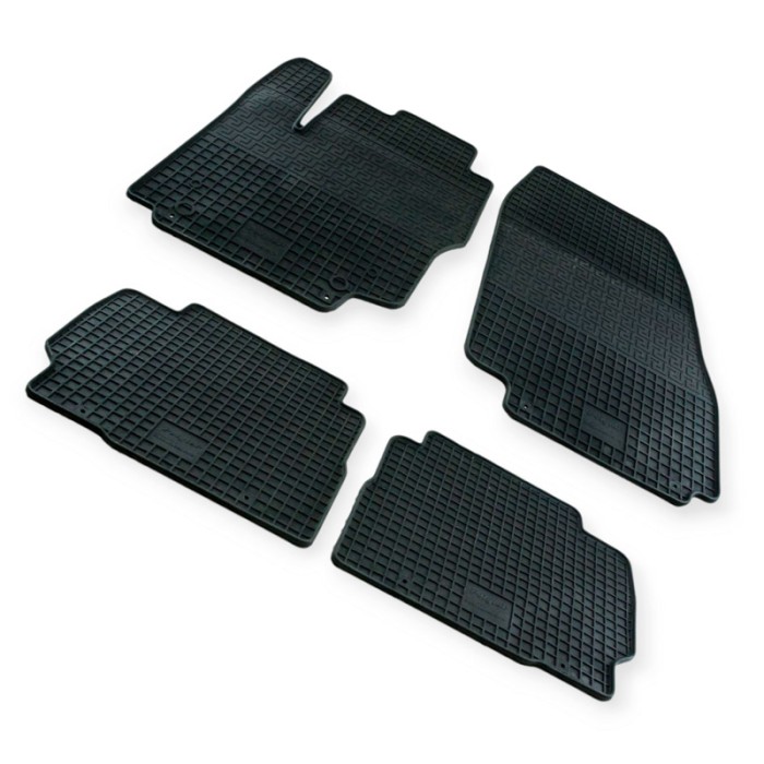 Килимки салону ford mondeo iv,v, fusion сша 2007-2021, s-max 2006-2014 борт 1см, євроклітинка