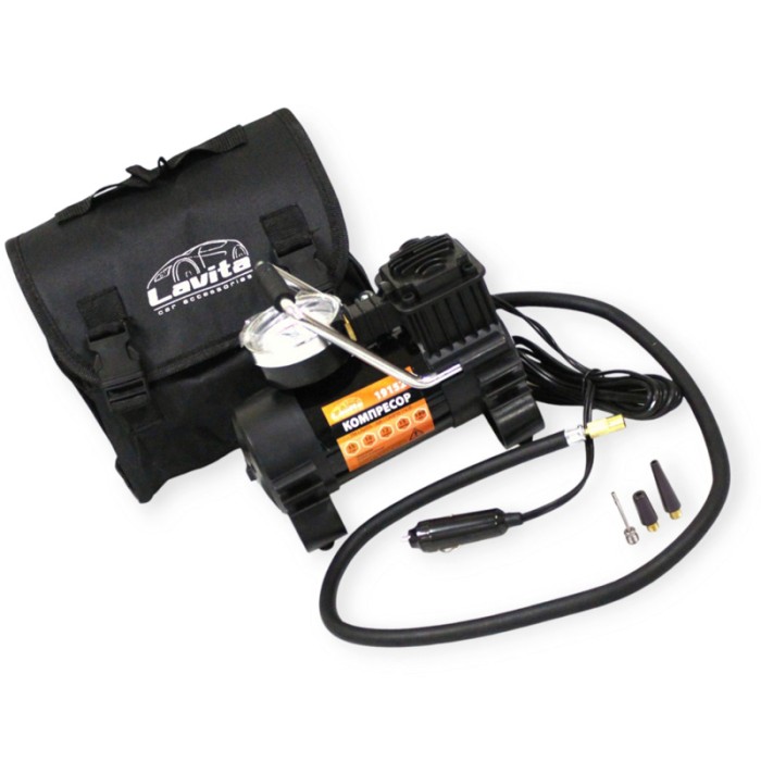 Компресор lavita 10атм/35л/1м шланг/прик./сумка premium