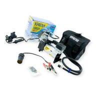 Компресор vitol ураган 7атм/35л/1м шланг/прик.-клеми/сумка