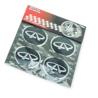 Наклейка на колесный диск/колпак d 60 мм chery (4шт)