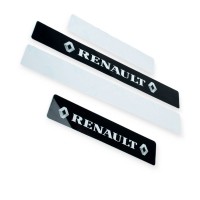 Наклейка на пороги "renault" (4шт)