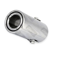 Насадка на глушитель хром d 51мм, l 105мм, внешн d 51мм (0091)