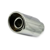 Насадка на глушитель хром d 51мм, l 145мм, внешн d 66х84мм (0084)