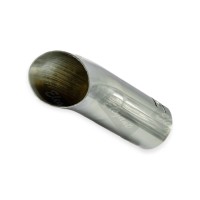 Насадка на глушник хром d 51мм, l 195мм, зовн. d 51мм (0072)