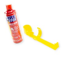 Вогнегасник 500г вуглекислий fire stop з пластиковим тримачем
