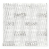 Сітка декоративна "захист радіатора" №2 сіра 100х20см (середня комірка) без упак.