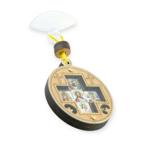 Сувенір на скло "іконка-овал" дерево