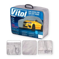 Тент-накидка джип/минивен l 457х185х145 peva с подкладкой, карман зеркал vitol