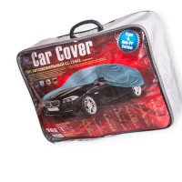 Тент-накидка седан m 432х165х119 peva + хлопок без pp з підкладкою, кишеня дзеркал vitol