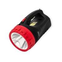 Ліхтар діодний 1 super led 5w+25 led 220в, акб, 2 режими, ремінь на плече