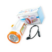 Ліхтар діодний 1 super led+15 smd led 220в, акб, 2 режими