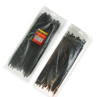 Хомут пластиковый 350 x 4,8 черный intertool