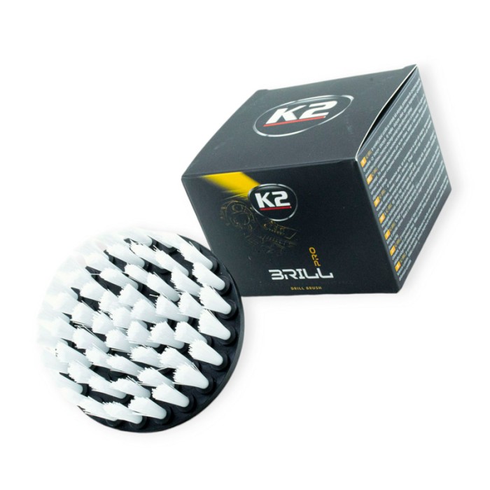 Щітка для чищення салону на дрель d-10см k2 brill pro drill brush