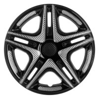 Колпак колесный Дакар Super Black (карбон) R15 (к-кт 4 шт) STAR