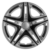Колпак колісний Дакар Super Silver (карбон) R13 (к-кт 4 шт) STAR