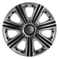 Колпак колесный DTM Super Silver (карбон) R14 (к-кт 4 шт) STAR