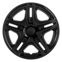 Колпак колесный Дакар черный (карбон) R15 (к-кт 4 шт) STAR