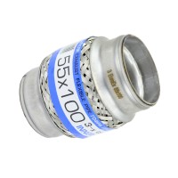 Гофра глушника 55x100 (3-х шарова) EuroEx
